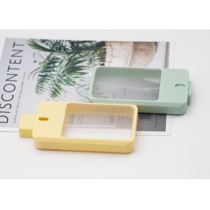 China Yellow Color 38ml Plastic Atomizer Refillable Credit Card Perfume Bottle supplier