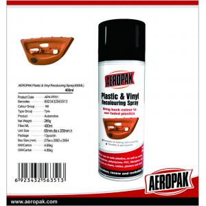 400ml Quick Dry Spray Paint , Automotive Aerosol Paint Direct To Plastic