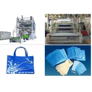 1.6 m / 2.4m Non Woven Fabric Production Line SSS PP Spunbonded