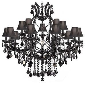 China Contemporary black chandelier lighting (WH-CY-95) supplier