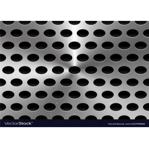 Galvanized Perforated Metal Sheet / Punching Metal Panel Width Customized