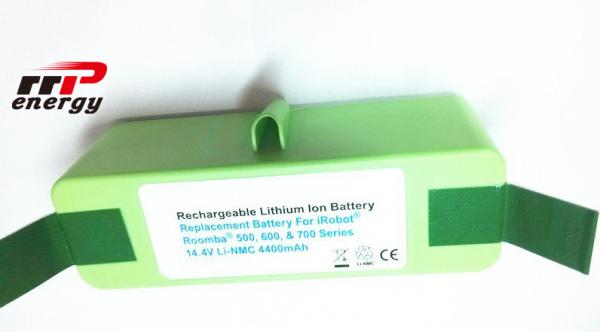 25ohm Li Ion Rechargeable Batteries 14.4V 4.4Ah For Vacuum Cleaner Roomba