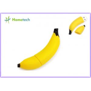 China Cute Fruit Design USB 2.0 Flash Drive 4GB 8GB Banana Shaped For Promotional Gift supplier