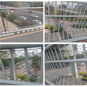China Customized Stainless Steel Rope Wire Mesh Knotted Edge Type 2mm Diameter supplier