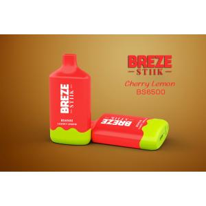 Breze Stiik BS 6500 Puffs Vape Bar Atomizers Disposable Vape Cherry Lemon Flavors