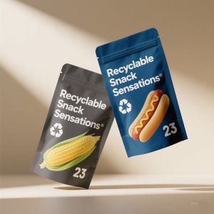 China Eco Degradable Fiber Stand-Up Pouch | 90-Day Decomposition + 10-Color Printing wholesale