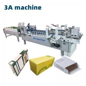 China Paper Lunch Box Making Machine with Side Glue Folding and Bottom Hook Gluer 3ACQ 580D supplier