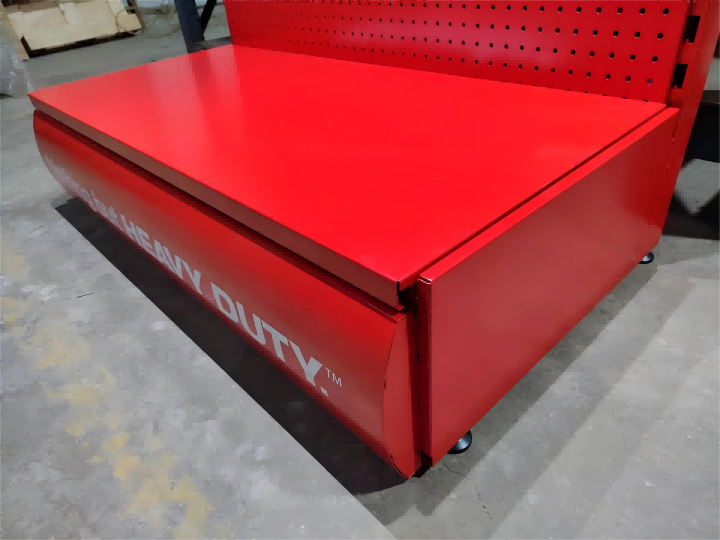 China AT-0264 Store Display  Fixture Wall Display with LED Light Tool Displays Color Customized wholesale