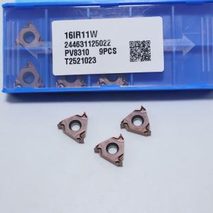 China Insertos de corte de hilos CNC con inserción de carburo, WHITWORTH, con hilos internos, 16IR11W PV8310 wholesale