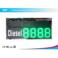 China Custom 10 Green Gas Station Digital Price Signs To Display Daily Prices on sale