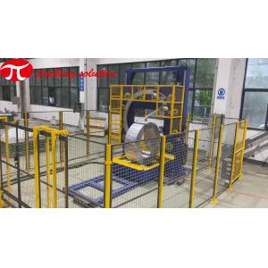 China Jumbo Aluminium Coil Automatic Stretch Wrapping Machine PLC Control 700-2000mm Width supplier