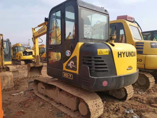 Yangma Engine R60-7 6 Ton Used Hyundai Excavator