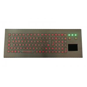 China 104 Keys IP68 Desktop Industrial Keyboard With Touchpad FN Numeric Keys wholesale