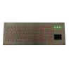 China 104 Keys IP68 Desktop Industrial Keyboard With Touchpad FN Numeric Keys wholesale