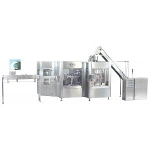 PET Bottle Automatic Rinsing Filling And Capping Machine , Carbonated Filling Machine