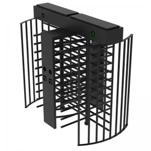 Security Revolving Gate Dual Channel Access Control System Full Height Turnstile Gates 120 Degree