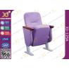 China 30 MM Thick Arm Theatre Seating Chairs 2.0 mm Powder Coated Metal Base Space Saving wholesale