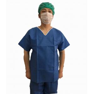 Disposable Scrub Suit ,PPor SMS fabric.Short Sleeve with or without pocket in China.