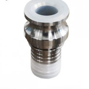 China PFA Lined Stainless Steel Camlock Coupling E Adaptor SS316 Male Hose Fittings supplier