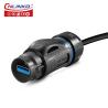 China Factory M24 Round USB Connector Plastic Waterproof Panel Mount USB Connector wholesale