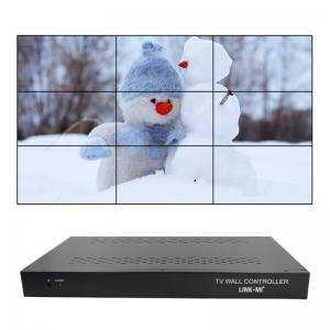 9 Channels HDMI Video Wall Controller 3X3 Zoom Subtitles Multi Display Controller For Advertising