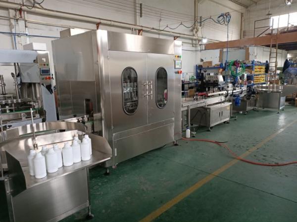 Bottle Filling Capping Labeling Packaging Machine Line for Hand Sanitizer,