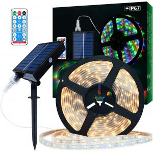 China 2835 Dimmable Solar LED Tape Lights , Multiscene Solar Powered LED Strip Lights supplier