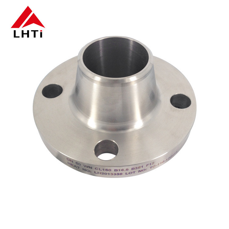 China ANSI B16.5 RF WN Flange Gr1 Gr2 Titanium Weld Neck Flange Raised Face Class 300 For Chemical And Pipeline Systems wholesale