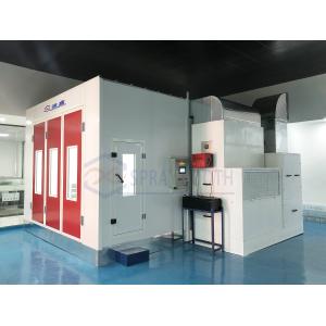 China Diesel Engine Auto Painting Oven Car Infrared Spray Booth With 40pcs LED Lamps supplier