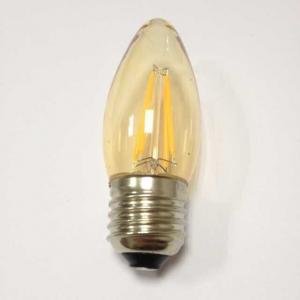 old vintage style Edison lamp C35 led filament light E26 4W/2W amber/gold/teal glass
