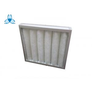 White Washable Pre Filter Air Filter Non Woven Fabic Media , Long Life Span