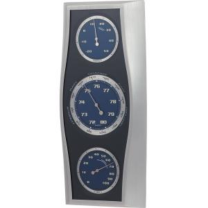 China Wall Barometer Indoor Outdoor Thermometer Hanging Home / Office Metal Material supplier
