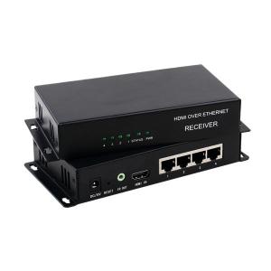 China 1x4 HDMI over CAT5 / 6 Extender Splitter for 1080P HDMI Video , up to 120m supplier