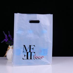 50 Micron Ldpe Die Cut Handle Bags With Logo Printed For Promotional