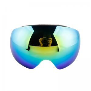 China Youth Mirrored Ski Goggles , Reflective Snow Goggles With FDA FCC Certificates supplier