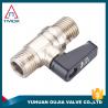 3/4" 2PC External Threaded Brass Ball Valve Mini With End Stop