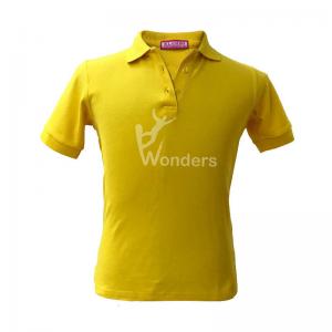 Summer Casual Slim Fit Short Sleeve Yellow Polo T Shirt Men's 0EM