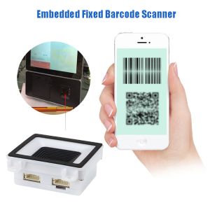 Scanner de code à barres intégré à montage fixe Lecteur de code QR blanc Wiegand