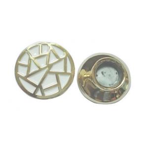 China Durable Metal Perfume Bottle Tops Crown Caps , Zinc Alloy Perfume Stoppers supplier