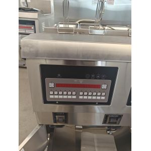 China OFG-322 Digital Computer Panel Two Pots Four Baskets Automatic Deep Fryer Machine GAS Open Deep Fryer wholesale