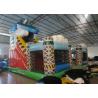 Colorful spaceship inflatable fun city / Digital painting inflatable airship