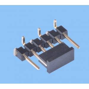 China 6 - 100 Contacts Straight Male Electrical Connectors  Customisable Insulator Height supplier