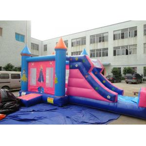 China Kids Princess Bouncy Castle Slide Combo For Inflatable Amusement Park supplier