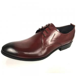 China Croc-Embossed Leather Upper Dress Shoes and Matching Bags Black Sole Men Dress Shoes supplier