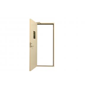 Customizable Fire Resistant Steel Door With Shutters Decorative Edge