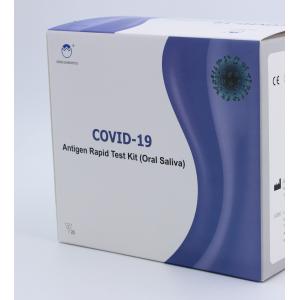 China Disposable Saliva Test Kit , SGS Covid-19 Antigen Test Kit wholesale