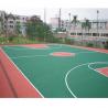 Synthetic Exterior Basketball Court Surfaces , Colored Modular Basketball