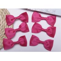 China Pink Tie Christmas Ribbon Bow Tie , Satin Ribbon Bows Eco Friendly on sale