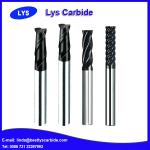 Solid carbide 4 flute flattened end mills