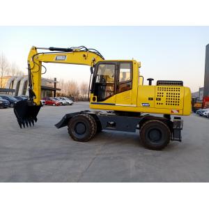 Versatile Small Wheeled Excavator With 252L Fuel Tank Capacity For Various Operations